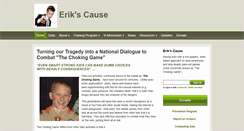Desktop Screenshot of erikscause.org